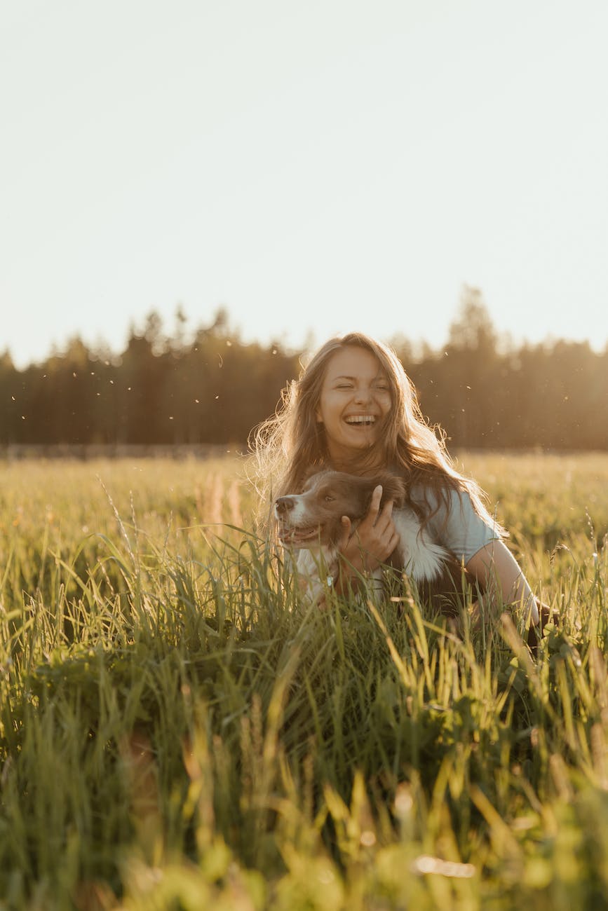Girl with Dog